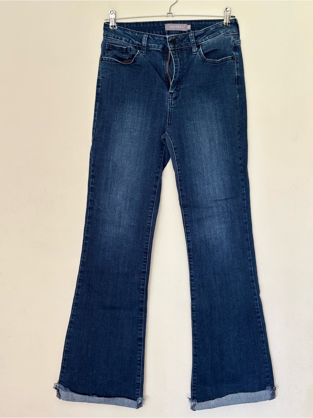 Just USA Women’s Blue Midium Wash Bootcut Stretch Jeans